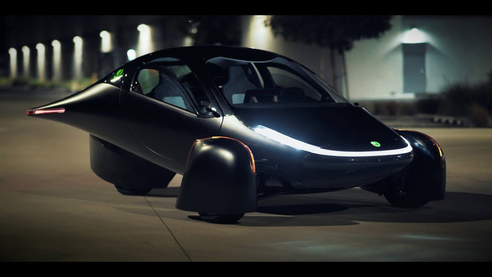 Aptera three-wheeled electric vehicle offers a range of 1600 km