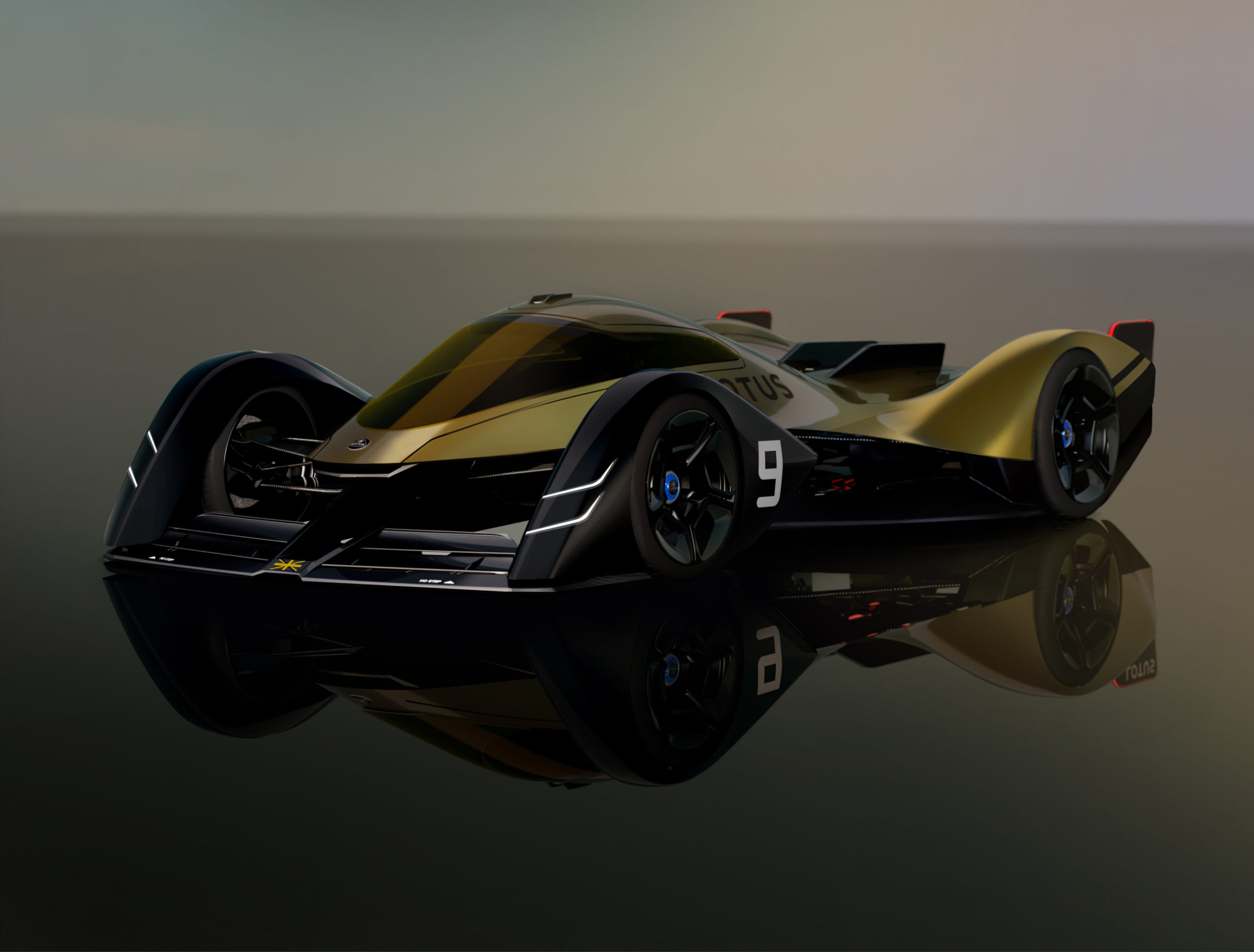 Lotus has presented a concept of electric hypercar E-R9