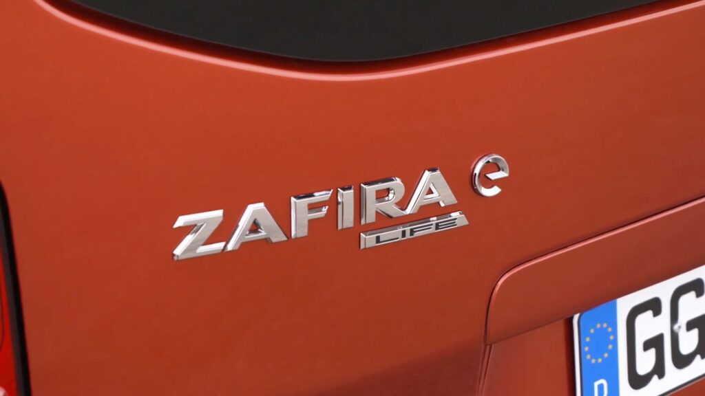 Opel Zafira e Life M 75 kW exterior