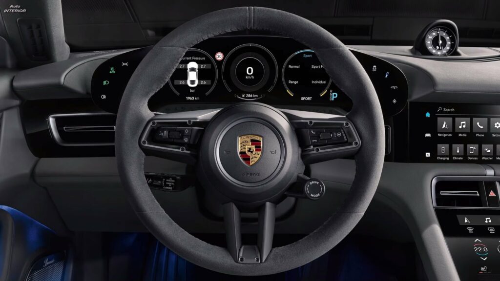 Porsche Taycan Turbo Cross Turismo interior