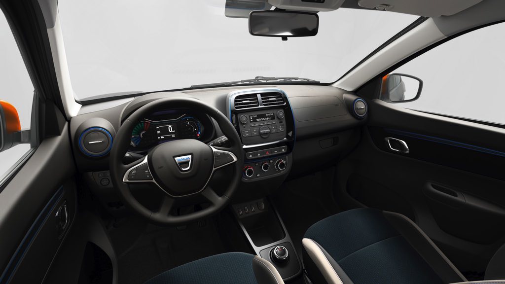 Dacia Spring Electric interior