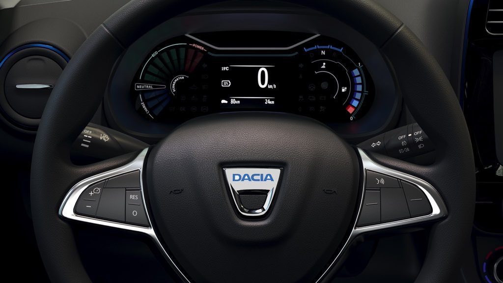 Dacia Spring Electric interior
