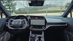 Lexus RZ 450e interior